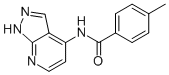 Benzamide, 4-methyl-N-1H-pyrazolo[3,4-b]pyridin-4-yl- (9CI) Struktur