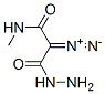 Propanoic  acid,  2-diazo-3-(methylamino)-3-oxo-,  hydrazide Struktur