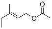 3-methylpent-2-en-1-yl acetate Struktur