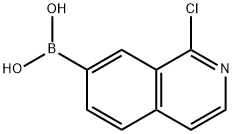 1-chloroisoquinolin-7-yl-7-boronic acid Struktur