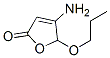 2(5H)-Furanone, 4-amino-5-propoxy- (9CI) Struktur