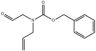 benzyl allyl(2-oxoethyl)carbaMate Struktur