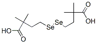 4,4'-Diselenobis(2,2-dimethylbutyric acid) Struktur