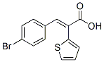 3-(4-BROMOPHENYL)-2-THIEN-2-YLACRYLIC ACID Struktur