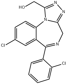 ALPHA-HYDROXYTRIAZOLAM Struktur