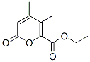 2H-Pyran-6-carboxylicacid,4,5-dimethyl-2-oxo-,ethylester(9CI) Struktur