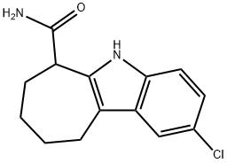 2-CHLORO-5,6,7,8,9,10-HEXAHYDROCYCLOHEPTA[B]INDOLE-6-CARBOXAMIDE Struktur