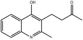 4-(4-HYDROXY-2-METHYL-QUINOLIN-3-YL)-BUTAN-2-ONE Struktur