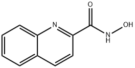 N-HYDROXY-2-QUINOLINECARBOXAMIDE Struktur