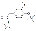 4-(Trimethylsilyloxy)-3-methoxybenzeneacetic acid trimethylsilyl ester Struktur