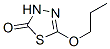 1,3,4-Thiadiazol-2(3H)-one,  5-propoxy- Struktur