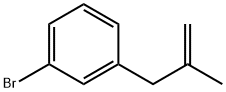 3-(3-Bromophenyl)-2-methylprop-1-ene Struktur