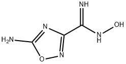 1,2,4-Oxadiazole-3-carboximidamide,5-amino-N-hydroxy- Struktur