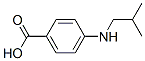 Benzoic acid, 4-[(2-methylpropyl)amino]- (9CI) Struktur