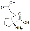 Spiro[2.4]heptane-1,4-dicarboxylic acid, 4-amino-, (4S)- (9CI) Struktur