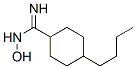 Cyclohexanecarboximidamide, 4-butyl-N-hydroxy- (9CI) Struktur