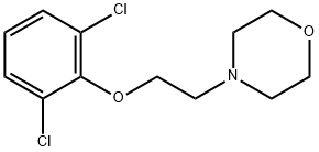 4-[2-(2,6-Dichlorophenoxy)ethyl]morpholine Struktur