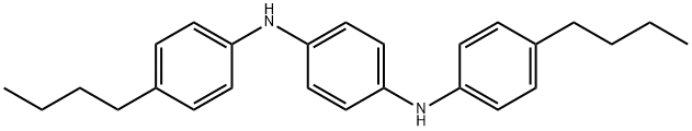 N,Nμ-Bis(4-butylphenyl)benzene-1,4-diamine Struktur