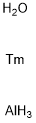 aluminium thulium trioxide Struktur