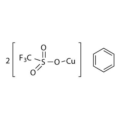 COPPER(I) TRIFLUOROMETHANESULFONATE BENZENE COMPLEX (2:1) Structure