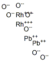 dilead dirhodium heptaoxide Struktur