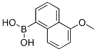 Boronic acid, (5-methoxy-1-naphthalenyl)- (9CI) Struktur