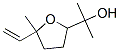 2-(5-ethenyl-5-methyl-oxolan-2-yl)propan-2-ol Struktur