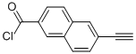 2-Naphthalenecarbonyl chloride, 6-ethynyl- (9CI) Struktur