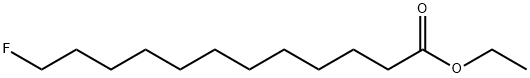 12-Fluorododecanoic acid ethyl ester Struktur