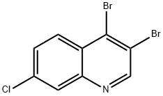 3,4-DIBROMO-7-CHLOROQUINOLINE Struktur