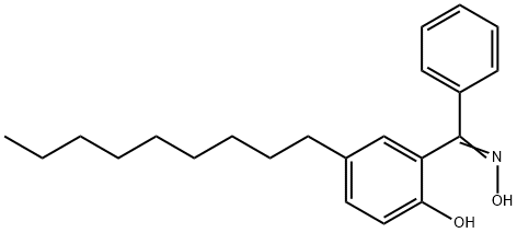 2-hydroxy-5-nonylbenzophenone oxime Struktur