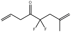 1,7-Octadien-4-one,  5,5-difluoro-7-methyl- Struktur