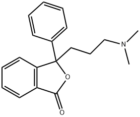 3-[3-(Dimethylamino)propyl]-3-phenyl-1(3H)-isobenzofuranone Struktur