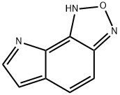 1H-Pyrrolo[2,3-e]-2,1,3-benzoxadiazole  (9CI) Struktur