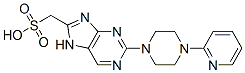 methanesulfonic acid, 2-(4-pyridin-2-ylpiperazin-1-yl)-7H-purine Struktur