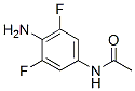 N-(4-amino-3,5-difluoro-phenyl)acetamide Struktur