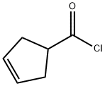 3-Cyclopentene-1-carbonyl chloride Struktur