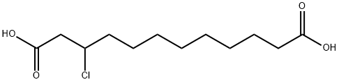 3-CHLORODODECANEDIOIC ACID Struktur