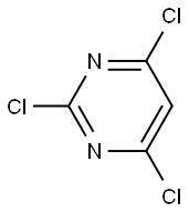 2,4,6-Trichloropyrimidine Struktur