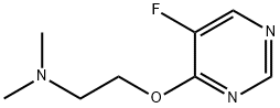 Ethanamine, 2-[(5-fluoro-4-pyrimidinyl)oxy]-N,N-dimethyl- (9CI) Struktur