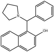 1-(MORPHOLIN-4-YL-PHENYL-METHYL)-NAPHTHALEN-2-OL Struktur