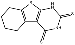 5,6,7,8-TETRAHYDRO-1H-BENZO[4,5]THIENO[2,3-D]PYRIMIDINE-2,4-DITHIONE Struktur