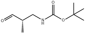 Carbamic acid, [(2S)-2-methyl-3-oxopropyl]-, 1,1-dimethylethyl ester (9CI) Struktur