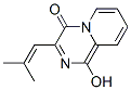 4H-Pyrido[1,2-a]pyrazin-4-one, 1-hydroxy-3-(2-methyl-1-propenyl)- (9CI) Struktur