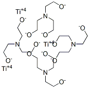 titanium(4+) 2,2',2''-nitrilotrisethanolate  Struktur