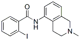 2-Iodo-N-(1,2,3,4-tetrahydro-2-methylisoquinolin-5-yl)-benzamide Struktur