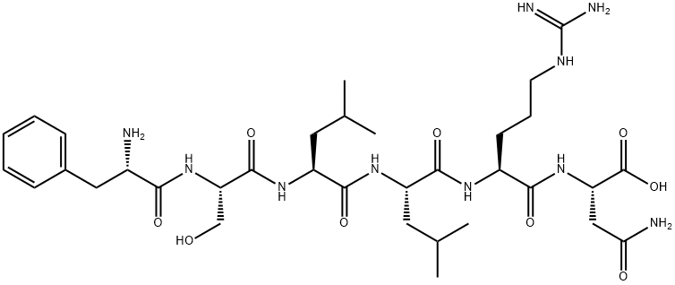 (PHE1,SER2)-THROMBIN RECEPTOR ACTIVATOR PEPTIDE 6 Struktur