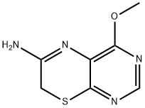 4-Methoxy-7H-pyrimido[4,5-b][1,4]thiazin-6-amine Struktur