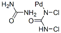 dichlorobis(urea-N)palladium Struktur