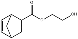 5-降冰片烯-2-羧酸 (2-羥乙基)酯 結(jié)構(gòu)式